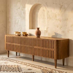 Buffet Saffran en chêne massif