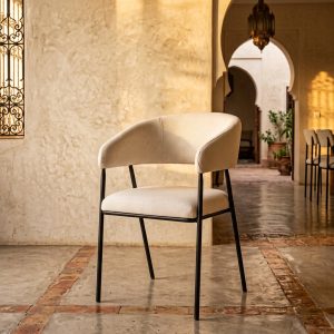 Chaise Zitoun II en métal thermolaqué