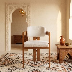 Chaise Fontaine II en bois massif