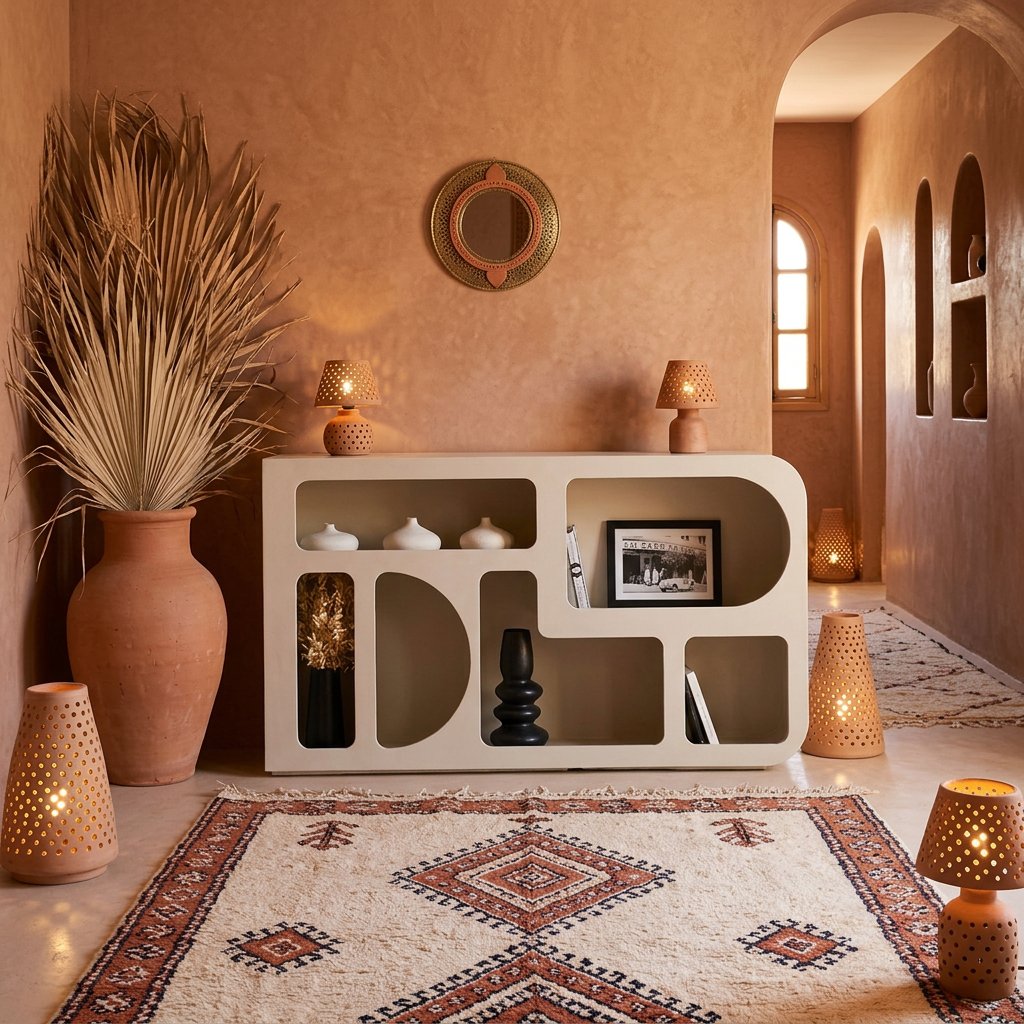 Console Riyad II en béton ciré – Image 3