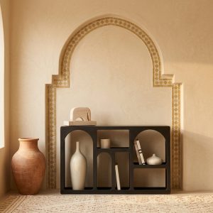 Console Zahra II en béton ciré