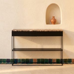 Console Atlas 120 en marbre