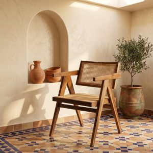Fauteuil Atlas 152 en noyer