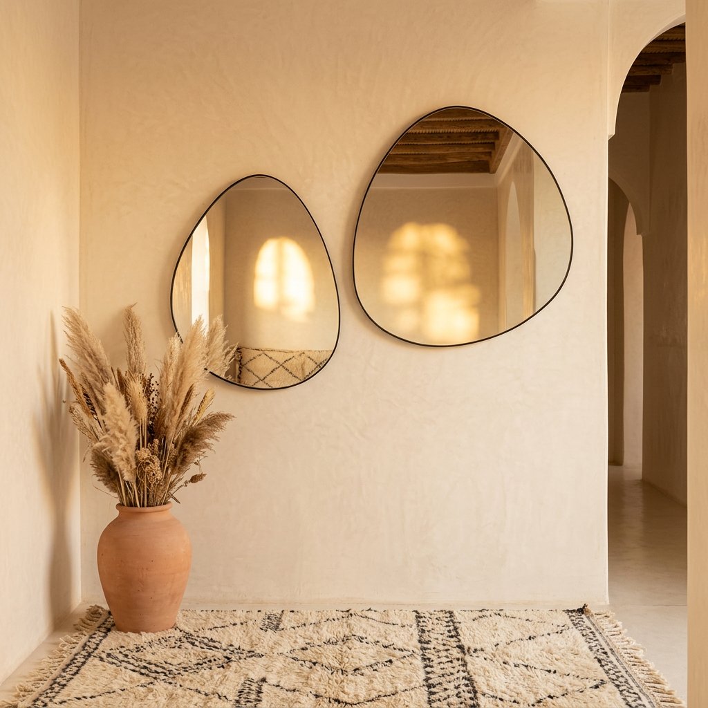 Miroir Nakhla II en métal thermolaqué – Image 3