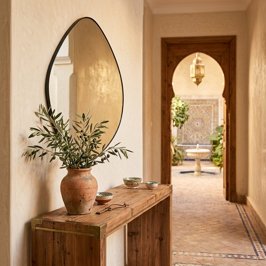 Miroir Atlas 25 en métal thermolaqué — 90 x 75 cm – Image 2