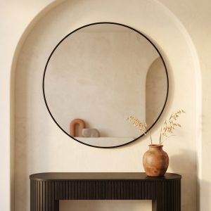 Miroir Atlas 69 en métal thermolaqué