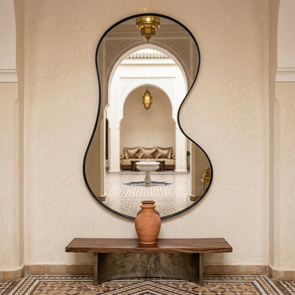 Miroir Atlas 166 en métal thermolaqué — 76 × 122 cm – Image 2