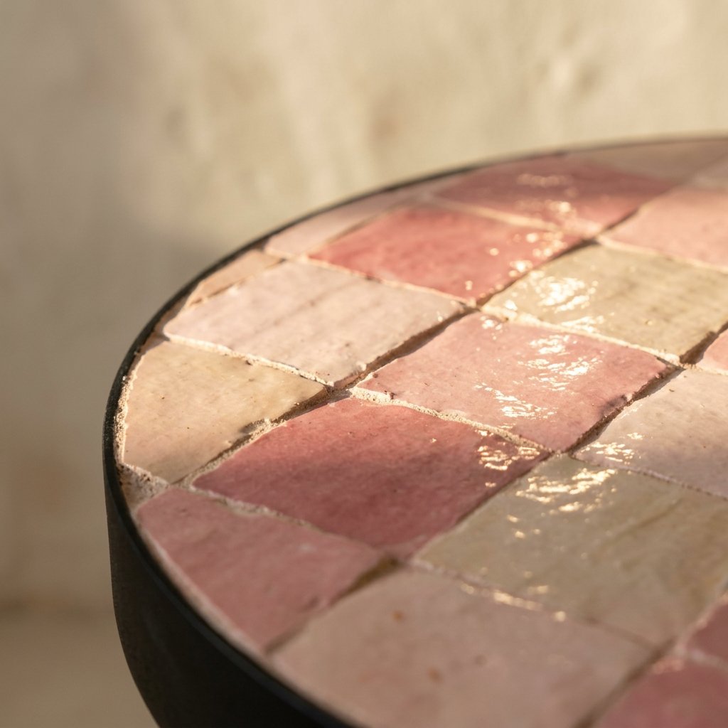 Table basse Atlasique en zellige artisanal – Image 3