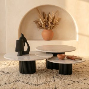 Table basse Terracotta II en marbre