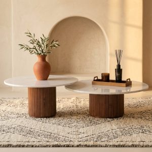 Table basse Ocre II en marbre