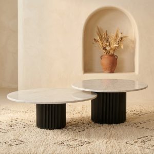 Table basse Rosé II en marbre