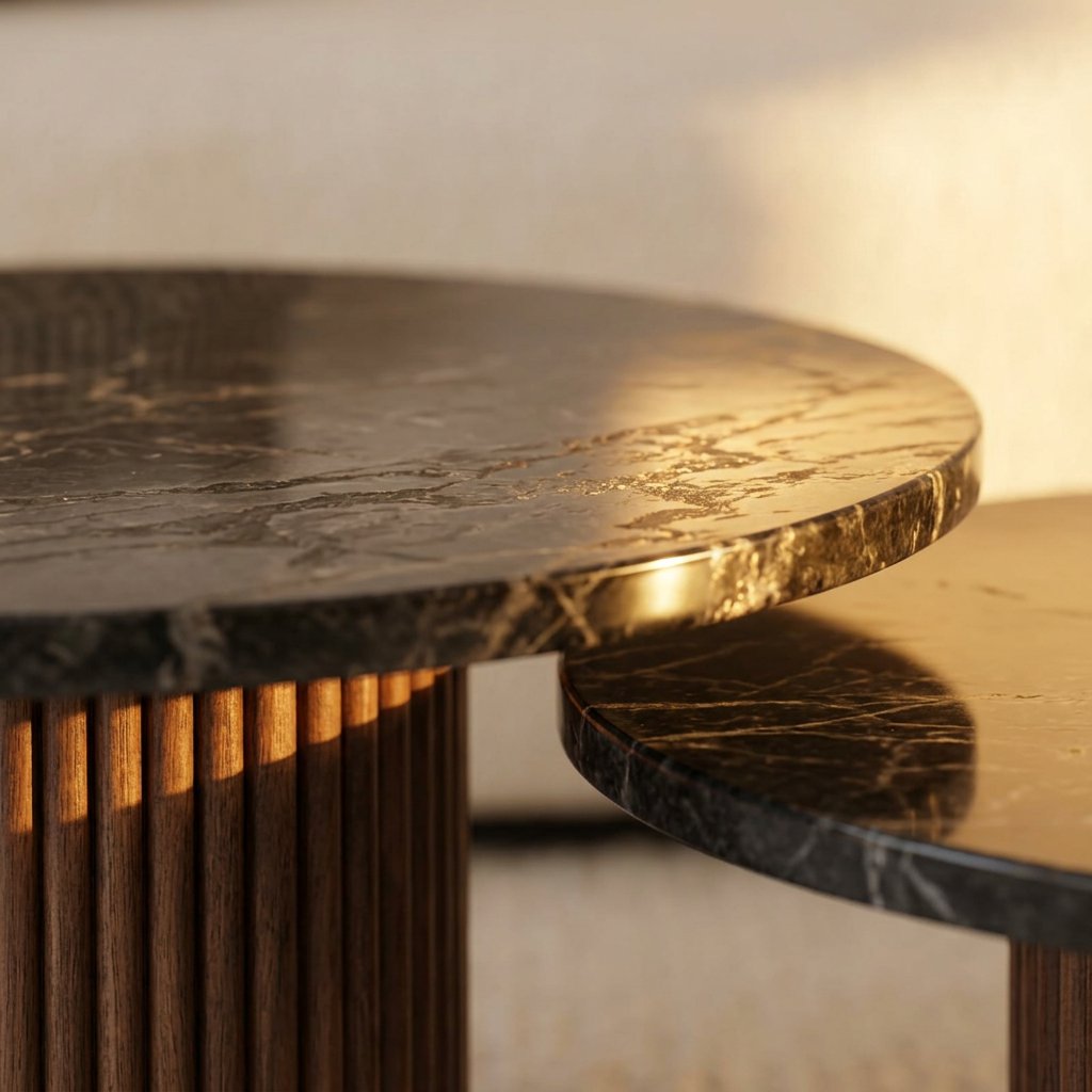 Table basse Olivier II en marbre – Image 2