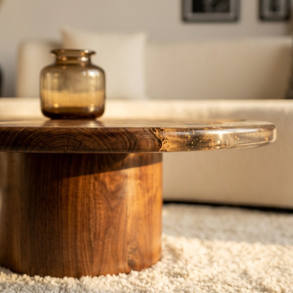 Table basse Atlas 34 en bois massif – Image 2