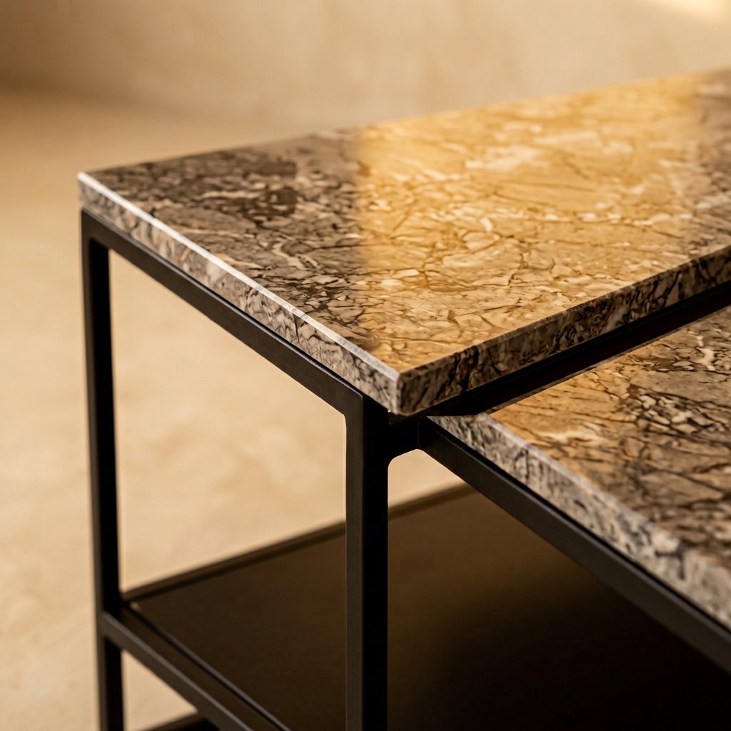 Table basse Atlas 94 en marbre – Image 3