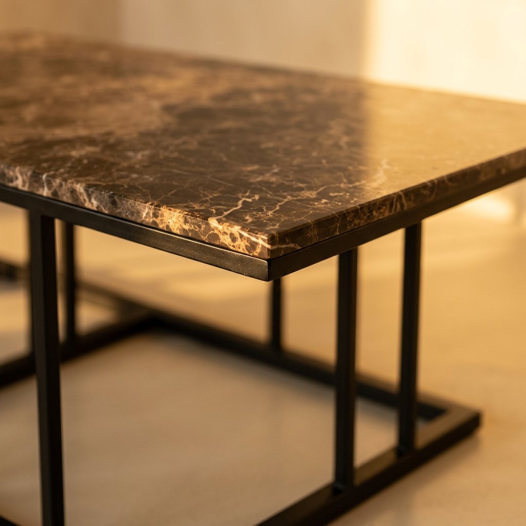 Table basse Atlas 140 en marbre – Image 2