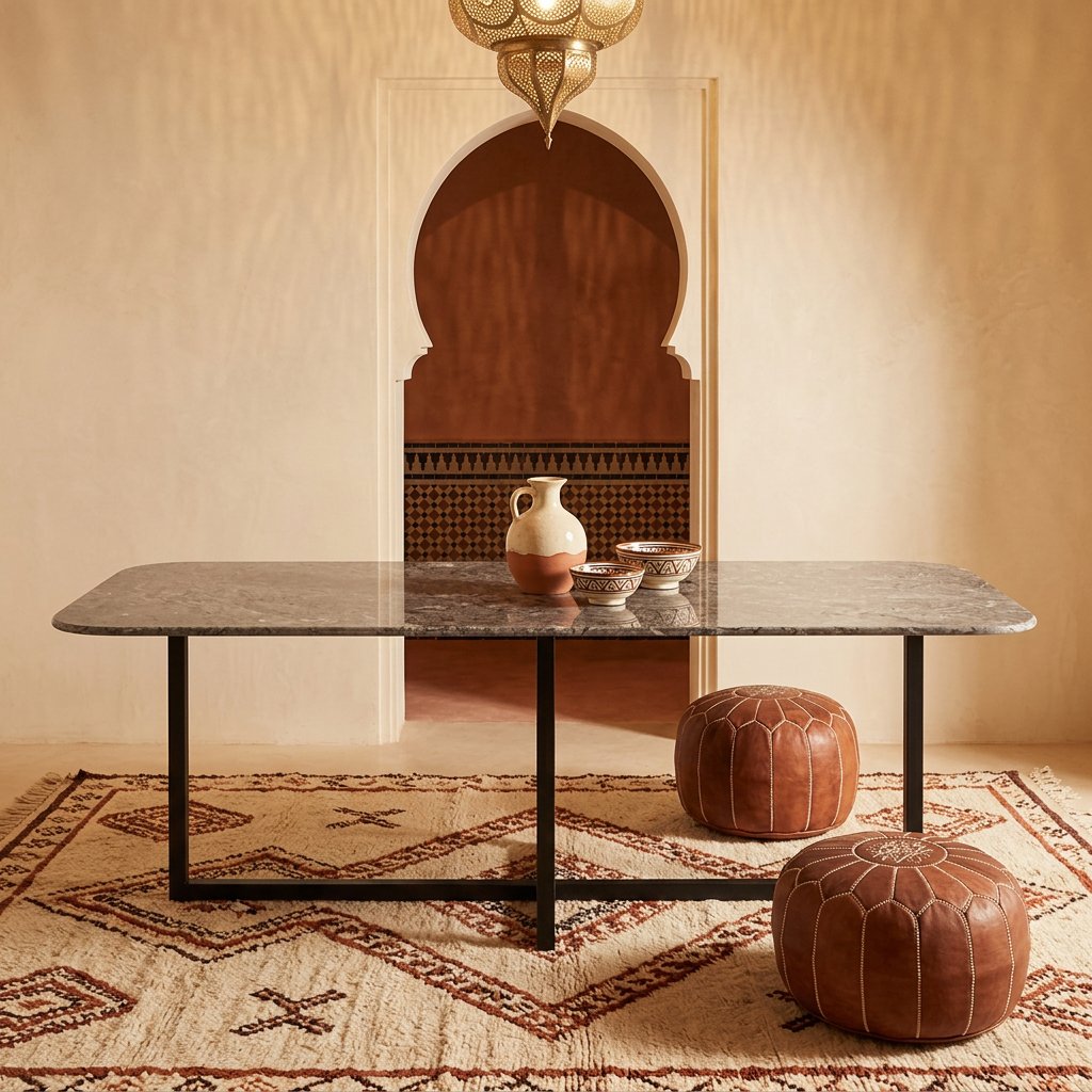 Table à manger Atlas 92 en marbre